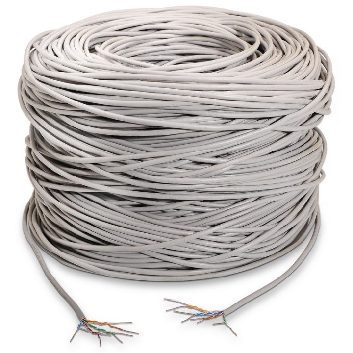 AISENS A133-0208 cable de red Gris 100 m Cat5e U/UTP (UTP)
