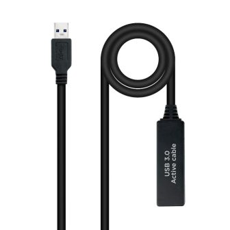 Nanocable USB 3.0 Extension Cable with Amplifier, Type A/M-A/F, 10m