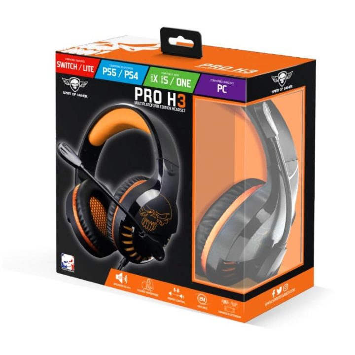 Spirit of Gamer Auricular Pro H3 Multiplataforma (MIC-PH3MP)