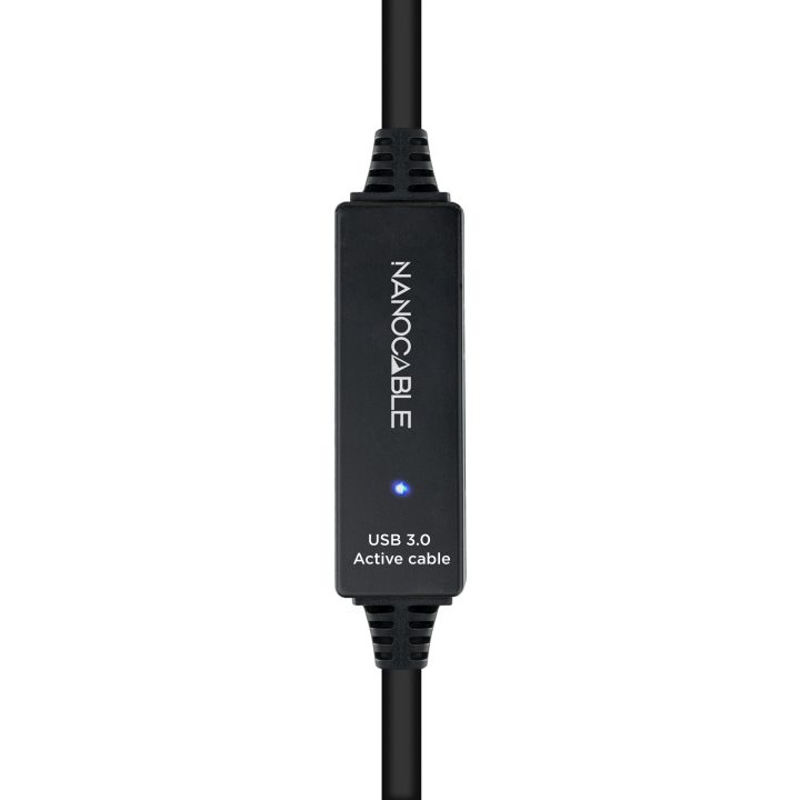 Nanocable USB 3.0 Extension Cable with Amplifier, Type A/M-A/F, 10m