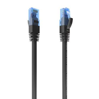 AISENS Cat.6 UTP AWG26 CCA RJ45 Patch Cable, Black, 30 cm