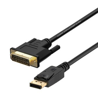 AISENS Cabo conversor DisplayPort para DVI, DP/M - DVI/M, Preto, 2.0m