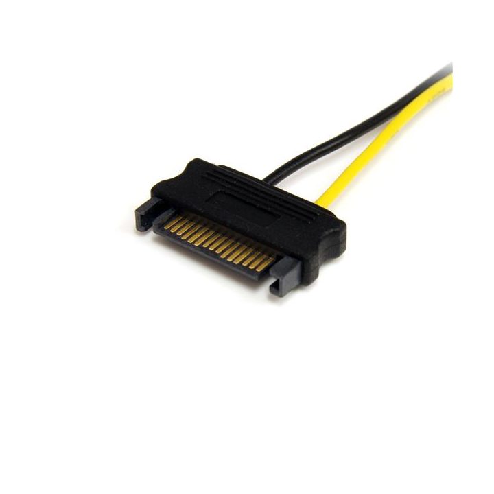 StarTech.com 15cm SATA to 8-Pin PCI Express PCIe Graphics Card Power…