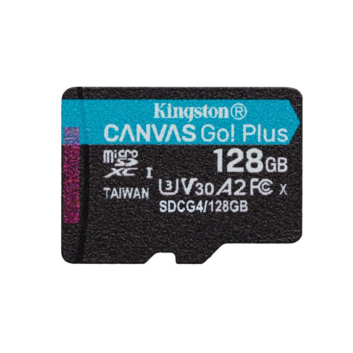 Kingston Technology 128GB microSDXC Canvas Go Plus Gen4 200R A2 U3…