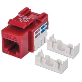 Intellinet JACK RJ45 CAT6 KEYSTONE DE IMPACTO VERMELHO