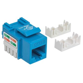 Intellinet JACK RJ45 CAT6 KEYSTONE DE IMPACTO AZUL