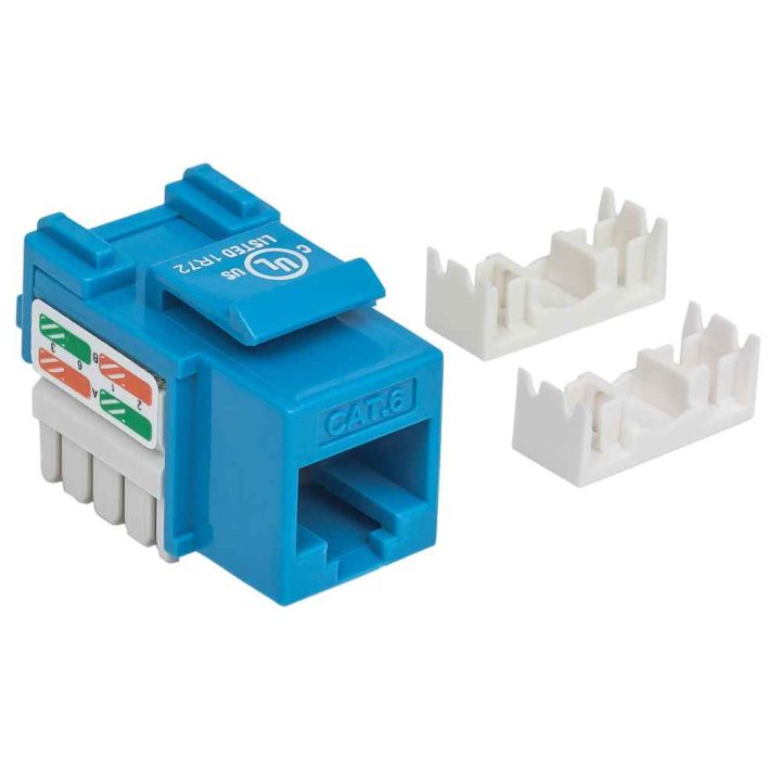 Intellinet JACK RJ45 CAT6 KEYSTONE DE IMPACTO AZUL