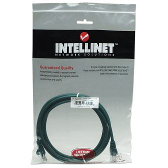 Intellinet RJ-45 M/M, 2m cable de red Verde Cat5e U/UTP (UTP)