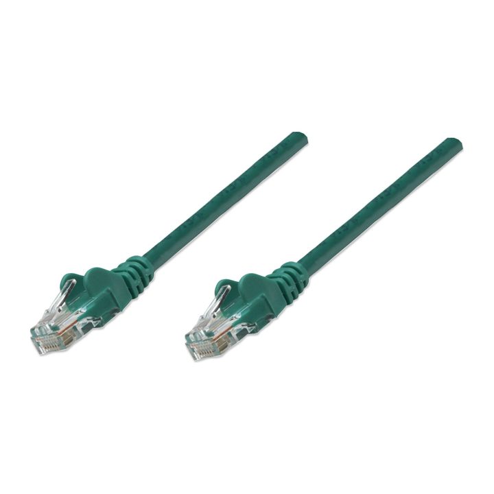 Intellinet RJ-45 M/M, 2m Network Cable Green Cat5e U/UTP (UTP)