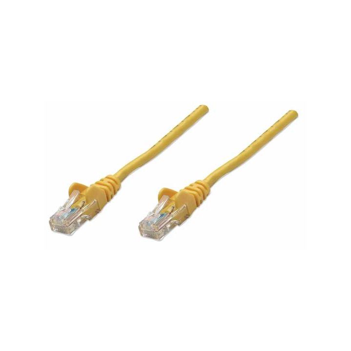 Intellinet 325165 cabo de rede Amarelo 0,45 m Cat5e U/UTP (UTP)