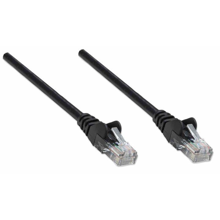 Intellinet 345378 cable de red Negro 10 m Cat5e U/UTP (UTP)