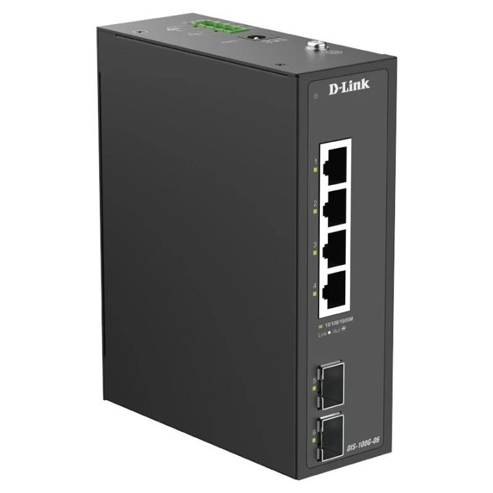 D-Link DIS-100G-06 switch não gerido L2 Gigabit Ethernet…