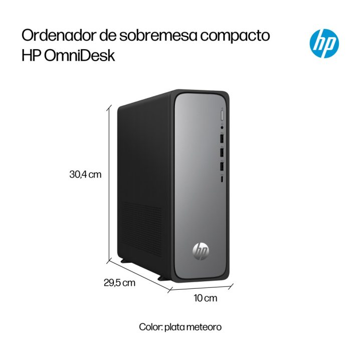 HP OmniDesk Slim S03-0020ns PC Intel® Core™ i3 i3-14100 8 GB…