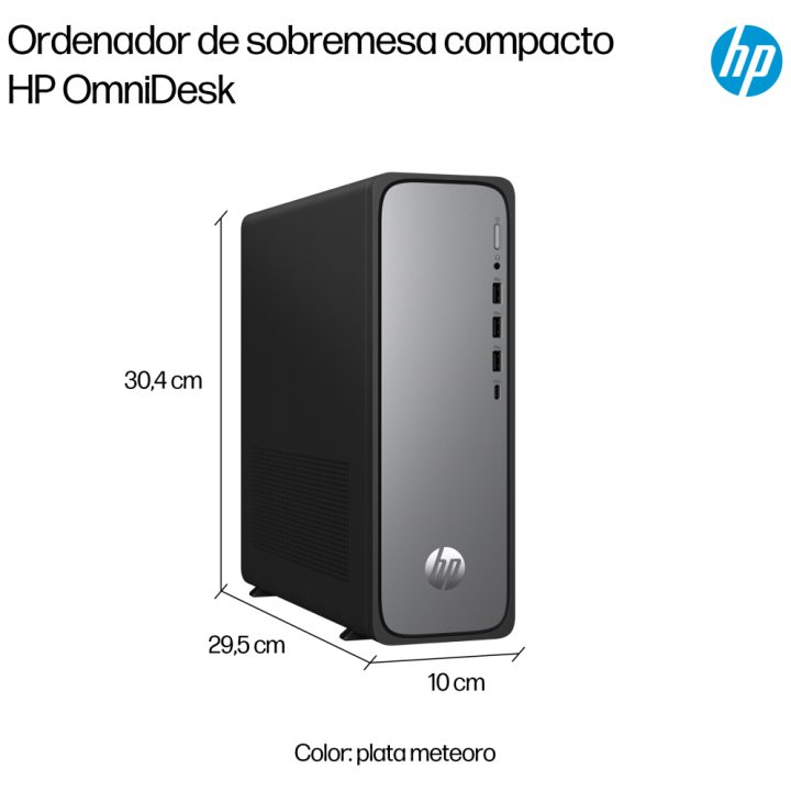 HP OmniDesk Slim S03-0020ns PC Intel® Core™ i3 i3-14100 8 GB…
