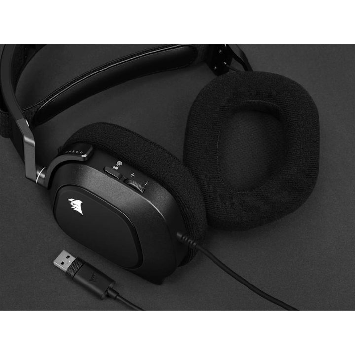 Corsair HS80 RGB USB Stereo Gaming Headset, Gray (CA-9011237-EU)