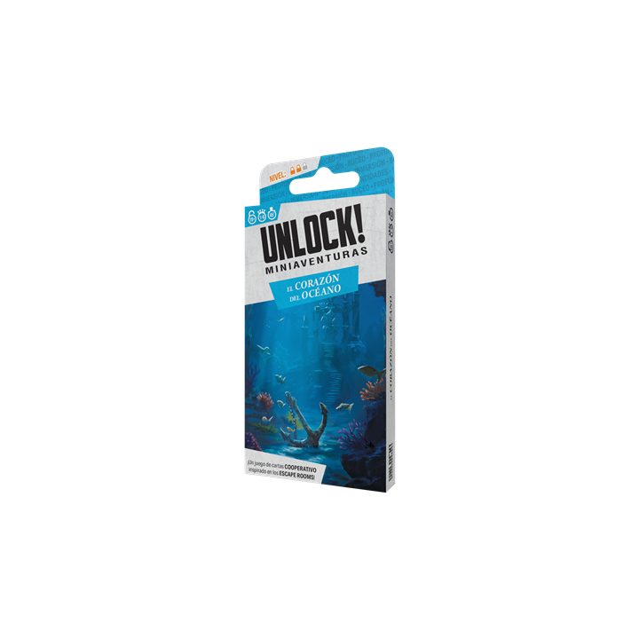 Asmodee Juego de mesa unlock mini el corazón del océano (SCUNLSH12ES)