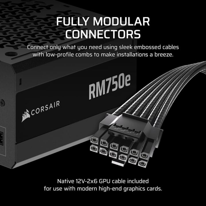 Corsair RM750E Gaming ATX 750W Power Supply (CP-9020295-EU)