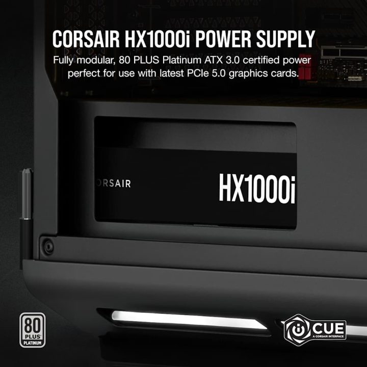 Corsair HX1000I ATX 1000W Gaming Power Supply (CP-9020259-EU)