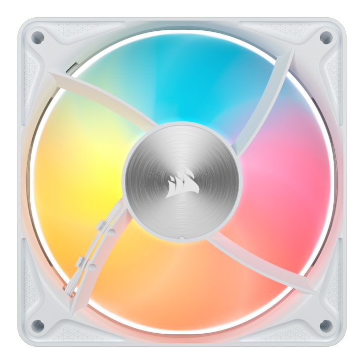 Ventoinha de caixa Corsair RS120 ii ARGB 120 mm branca (CO-9051070-WW)