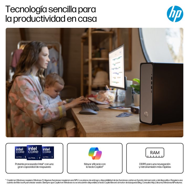 HP S03-0019NS I5-14400 512GB 8GB FREEDOS DDR5-SDRAM SSD Desktop PC…