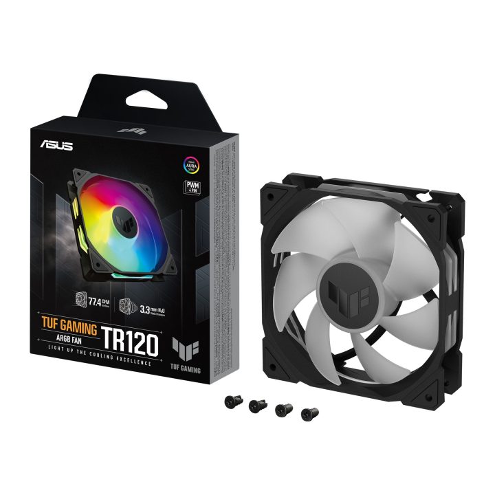 ASUS TUF Gaming TR120 ARGB Fan - Single Pack Caixa do computador…