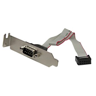 StarTech.com Placa para Ranura Serie Macho de 9 Pines a Cabezal de…