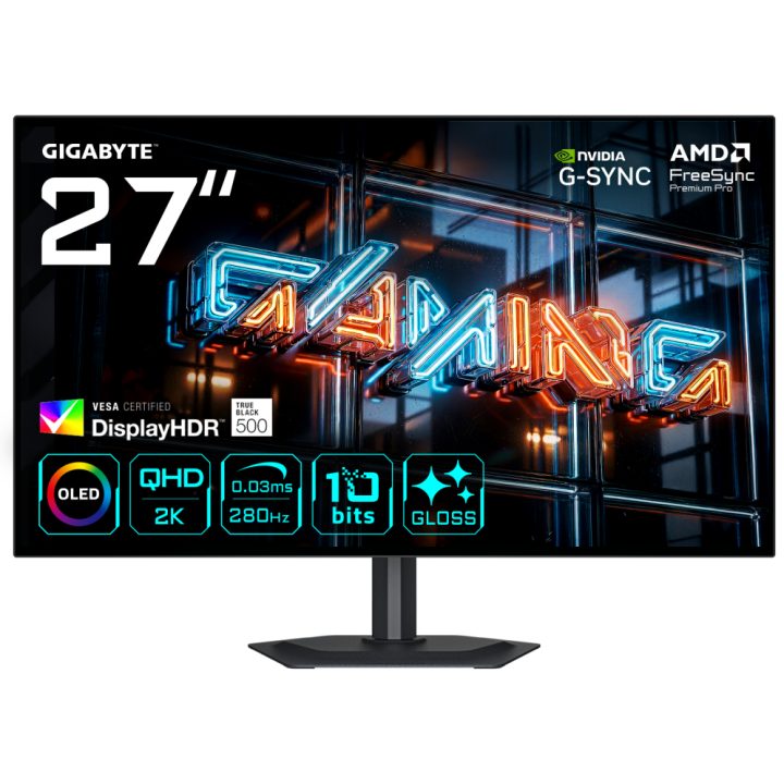 Gigabyte MO27Q28GR 27" QHD 280 Hz WOLED