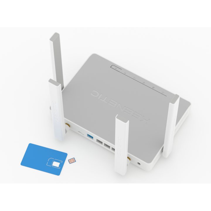 Keenetic Hero 4G+ (KN-2311) Módem router 4G+ Wi-Fi 6 Mesh AX1800 con…