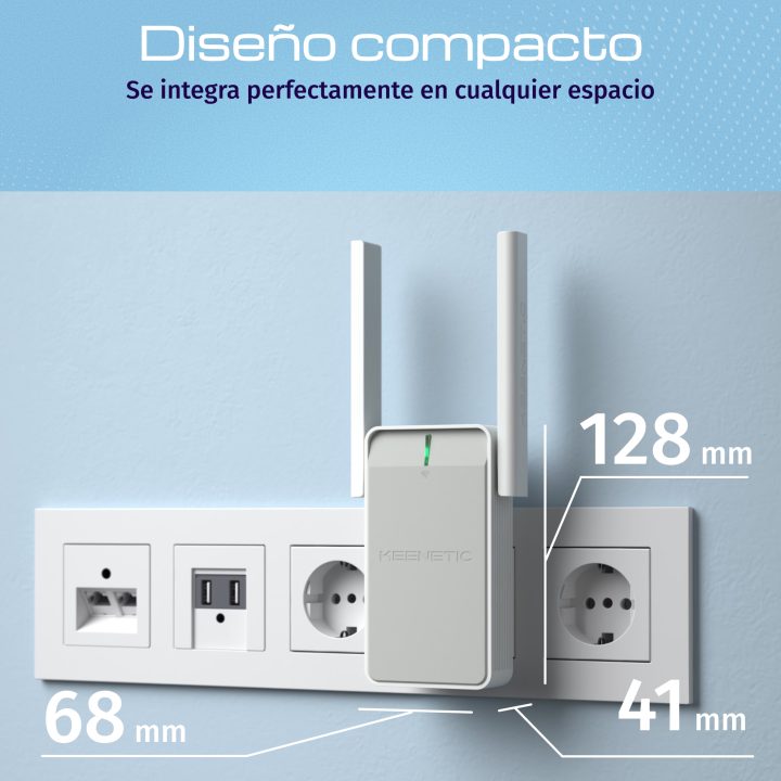 Keenetic Buddy 4 (KN-3211) N300 Wi-Fi Range Extender with Mesh…