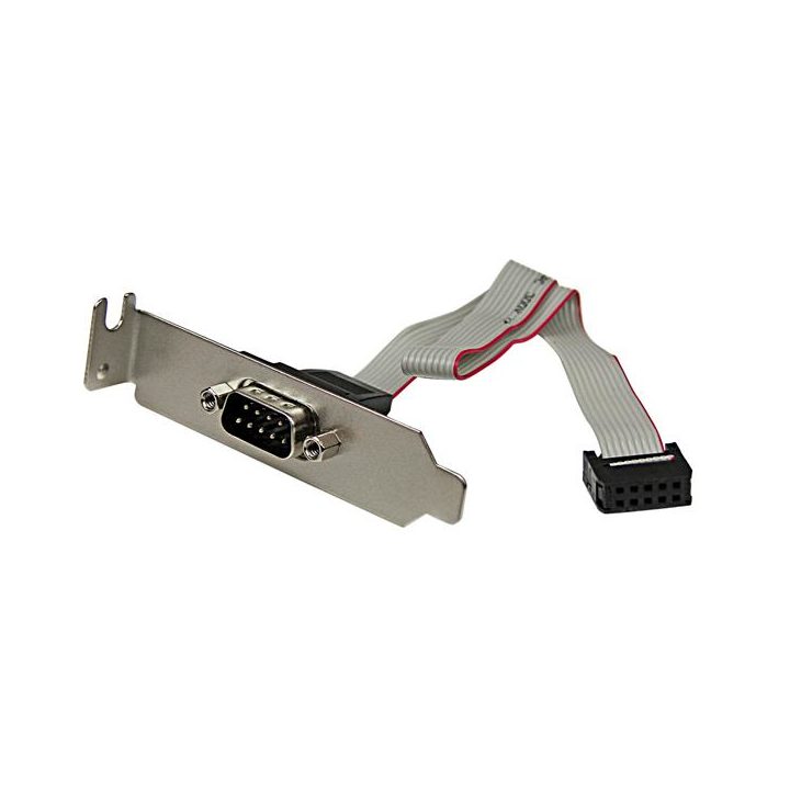 StarTech.com 9-Pin Male Serial Slot Bracket to 10-Pin Motherboard…