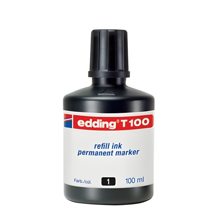 Edding T100-01 Black Ink Refill Bottle 100ml