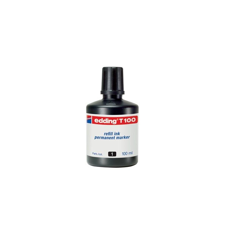 Edding T100-01 Black Ink Refill Bottle 100ml