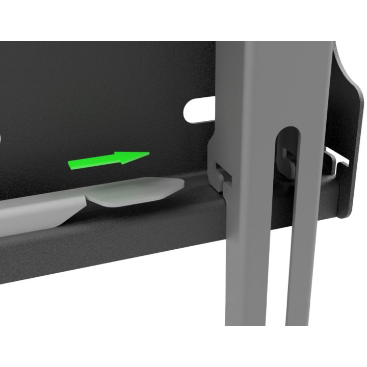 iiyama MD-WM6080 soporte para monitor Pared Negro