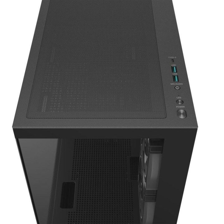 Gabinete de PC gaming Deepcool CG380 3f matx ARGB vidro temperado…