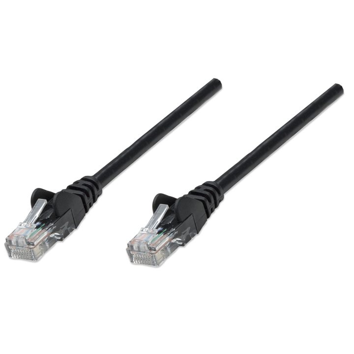 Intellinet 320740 Black Network Cable 1 m Cat5e U/UTP (UTP)