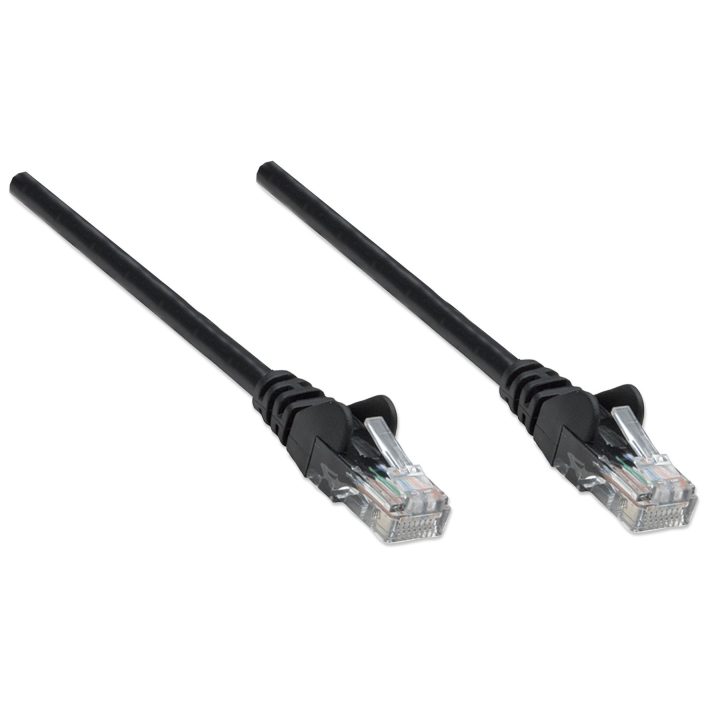 Intellinet 320740 cable de red Negro 1 m Cat5e U/UTP (UTP)
