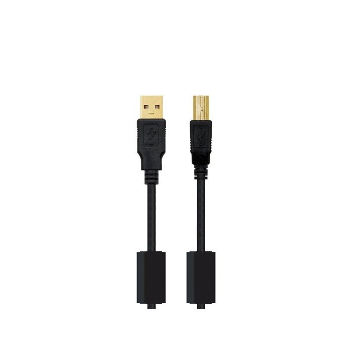 Nanocable 10.01.1202 cabo USB USB 2.0 2 m USB A USB B Preto