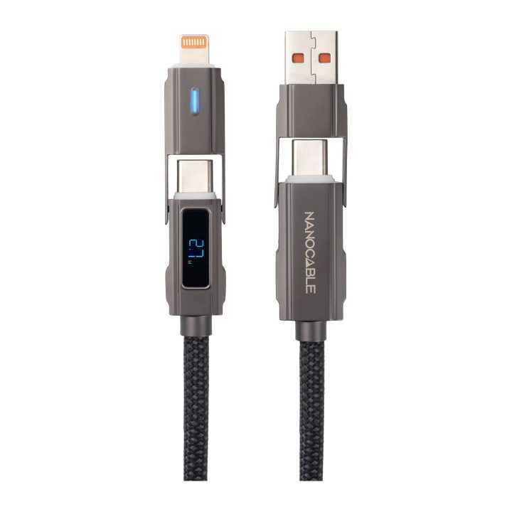 Nanocable 10.01.2501 cabo USB USB 2.0 1 m USB A/USB C USB C/Lightning…
