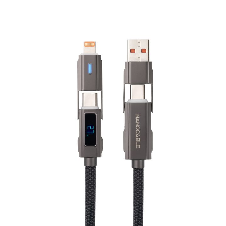 Nanocable 10.01.2501 cabo USB USB 2.0 1 m USB A/USB C USB C/Lightning…
