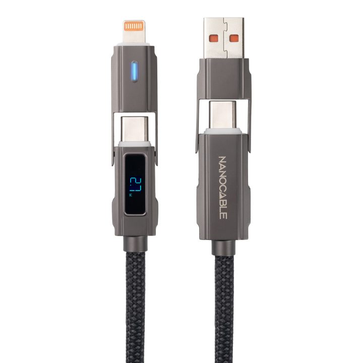 Nanocable 10.01.2501 cabo USB USB 2.0 1 m USB A/USB C USB C/Lightning…
