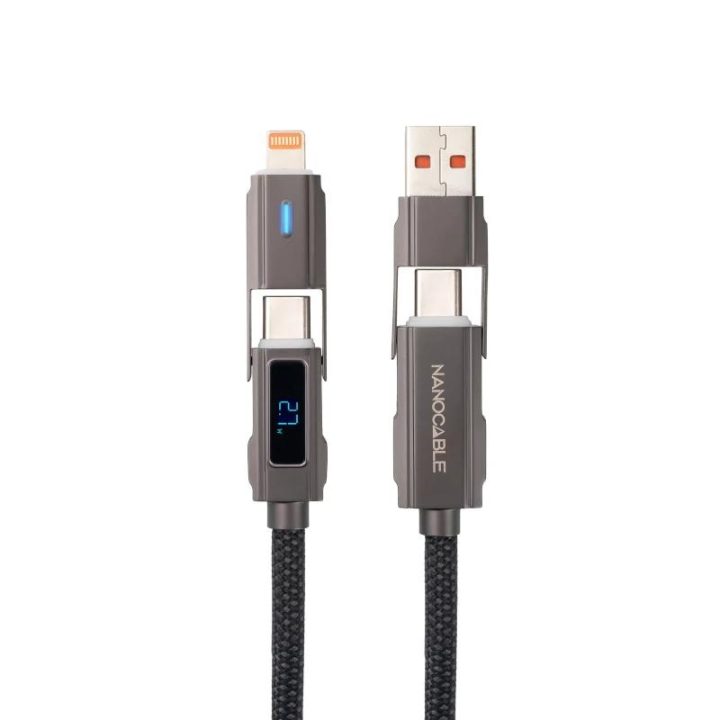 Nanocable 10.01.2501 cabo USB USB 2.0 1 m USB A/USB C USB C/Lightning…