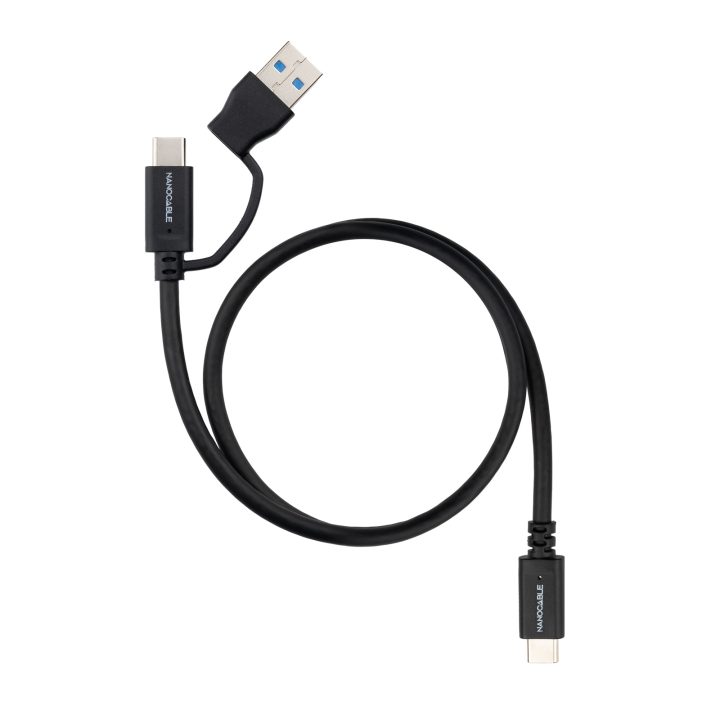 Nanocable 10.01.4802 USB 3.2 Gen 2 (3.1 Gen 2) Cable 2 m USB A/USB C…