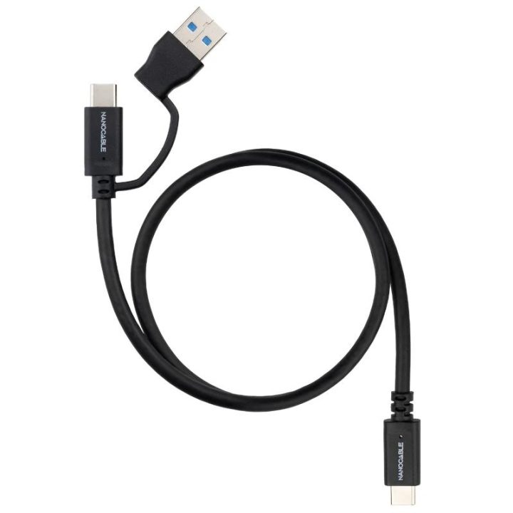 Nanocable 10.01.4802 USB 3.2 Gen 2 (3.1 Gen 2) Cable 2 m USB A/USB C…