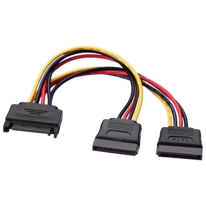 AISENS A131-0353 cabo SATA 0,2 m SATA de 15 pinos 2 x SATA de 15…