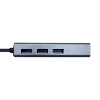 AISENS Conversor USB 3.0 para Ethernet Gigabit 10/100/1000 Mbps + Hub…