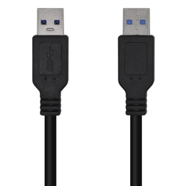 AISENS Cable USB 3.0, Tipo A/M-A/M, Negro, 3.0m