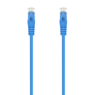 AISENS RJ45 Patch Cable LSZH Cat.6A 500 MHz UTP AWG24, Blue, 1.0m