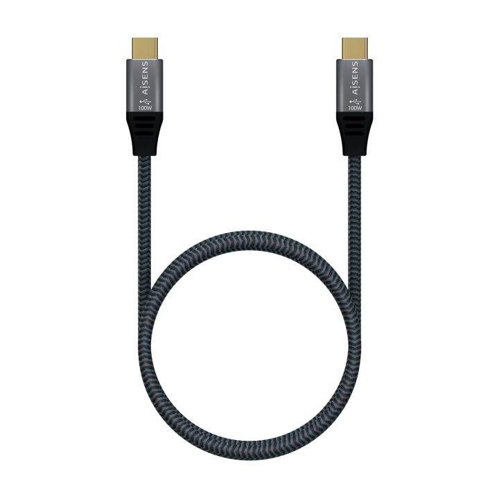 AISENS – USB 3.2 Gen2x2 Aluminum Cable 20Gbps 8K@30Hz 5A 100W E-Mark…