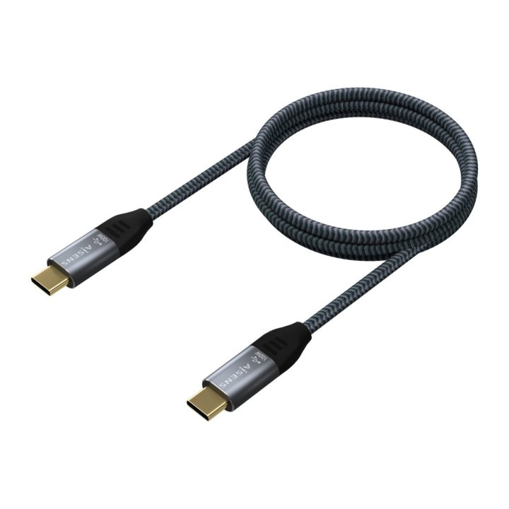 AISENS – USB 3.2 Gen2x2 Aluminum Cable 20Gbps 8K@30Hz 5A 100W E-Mark…