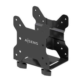 AISENS Versatile Mini PC Mounting Bracket, Black